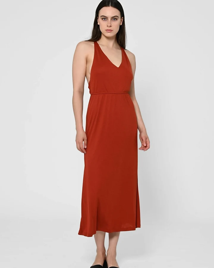 LOVJOI Damen vegan Kleid Ritiana Kaktusblüte