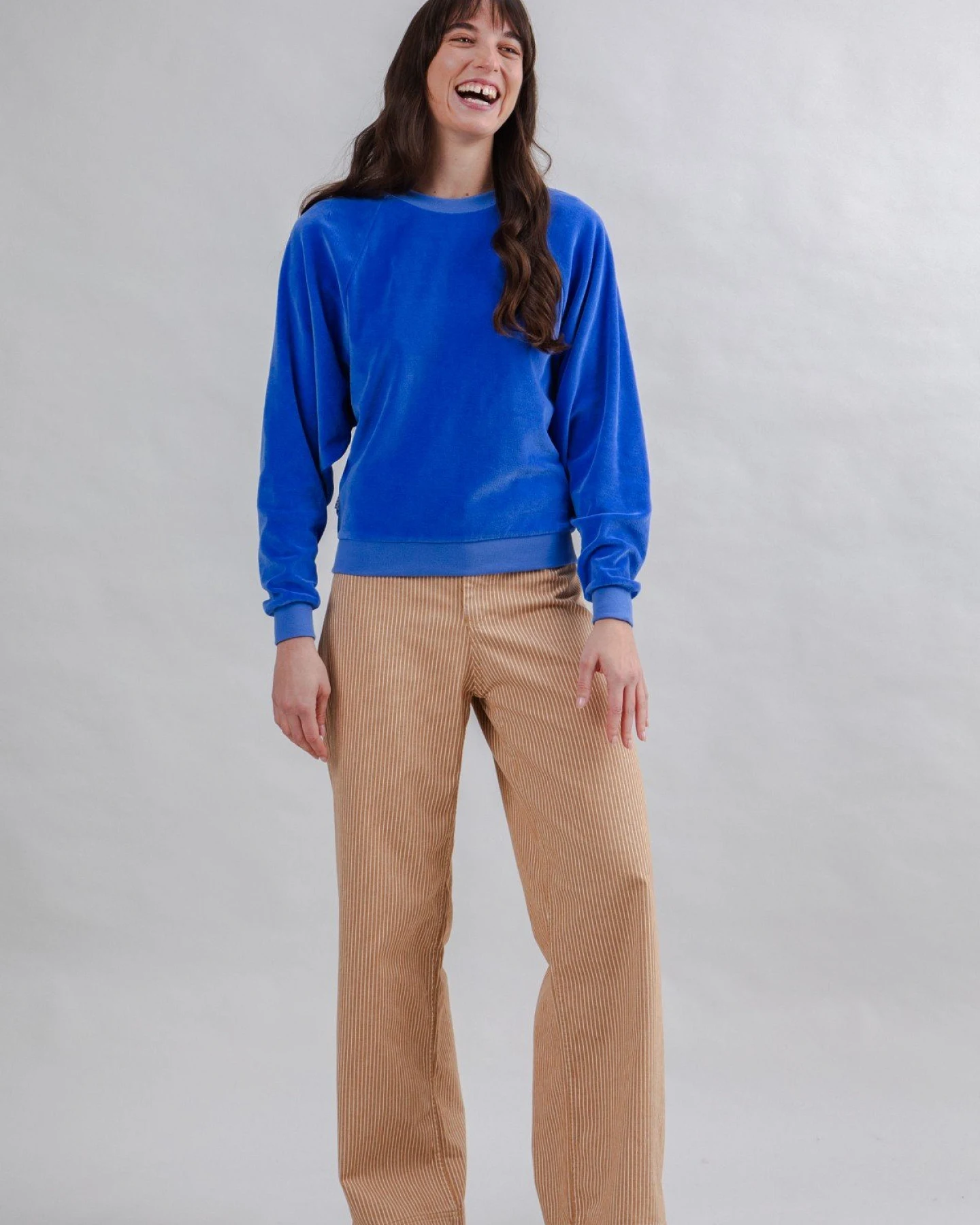 Sweatshirt Velvet Raglan – Ansicht 3