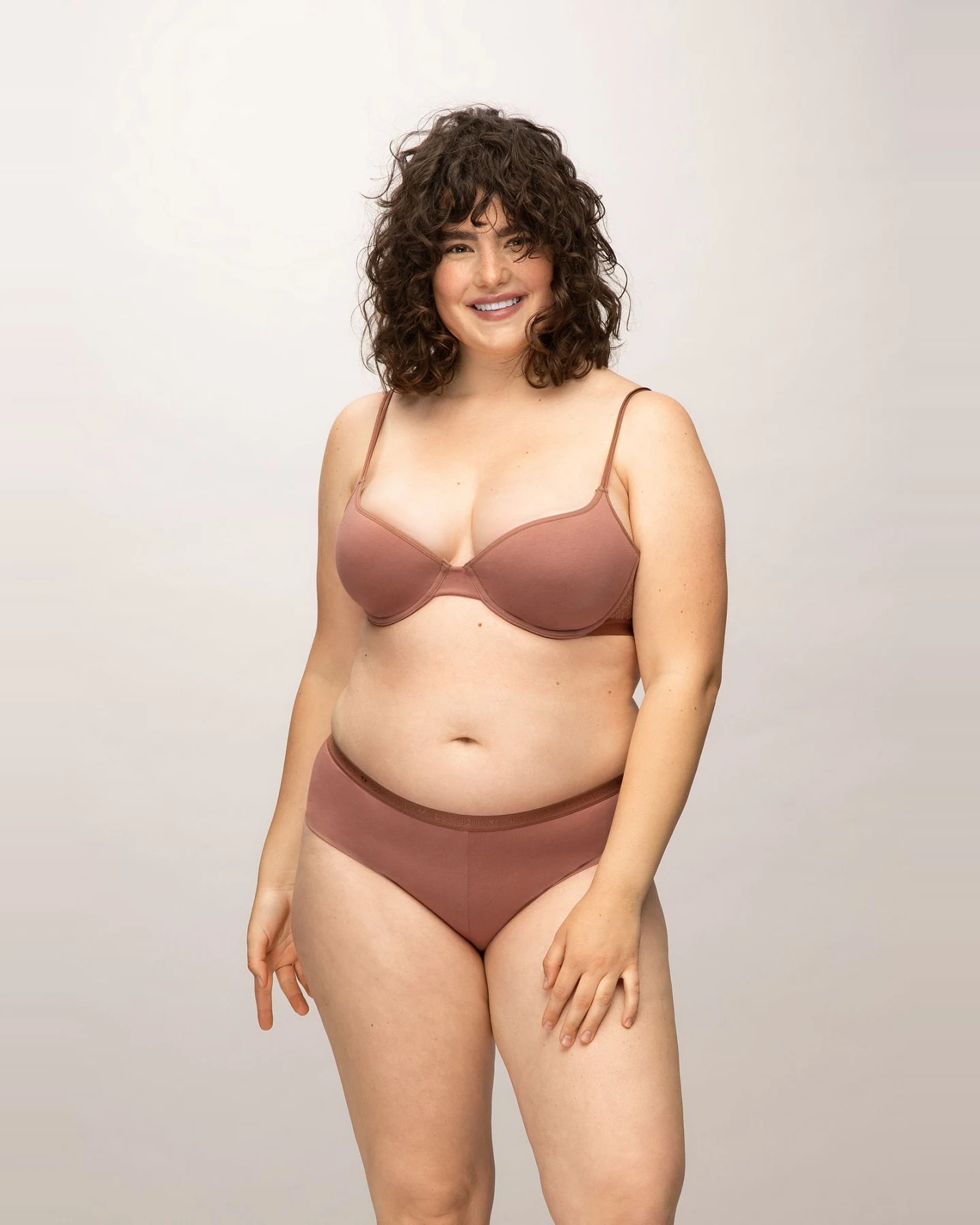LOVJOI Damen vegan Bh Windflower Brown – Ansicht 2