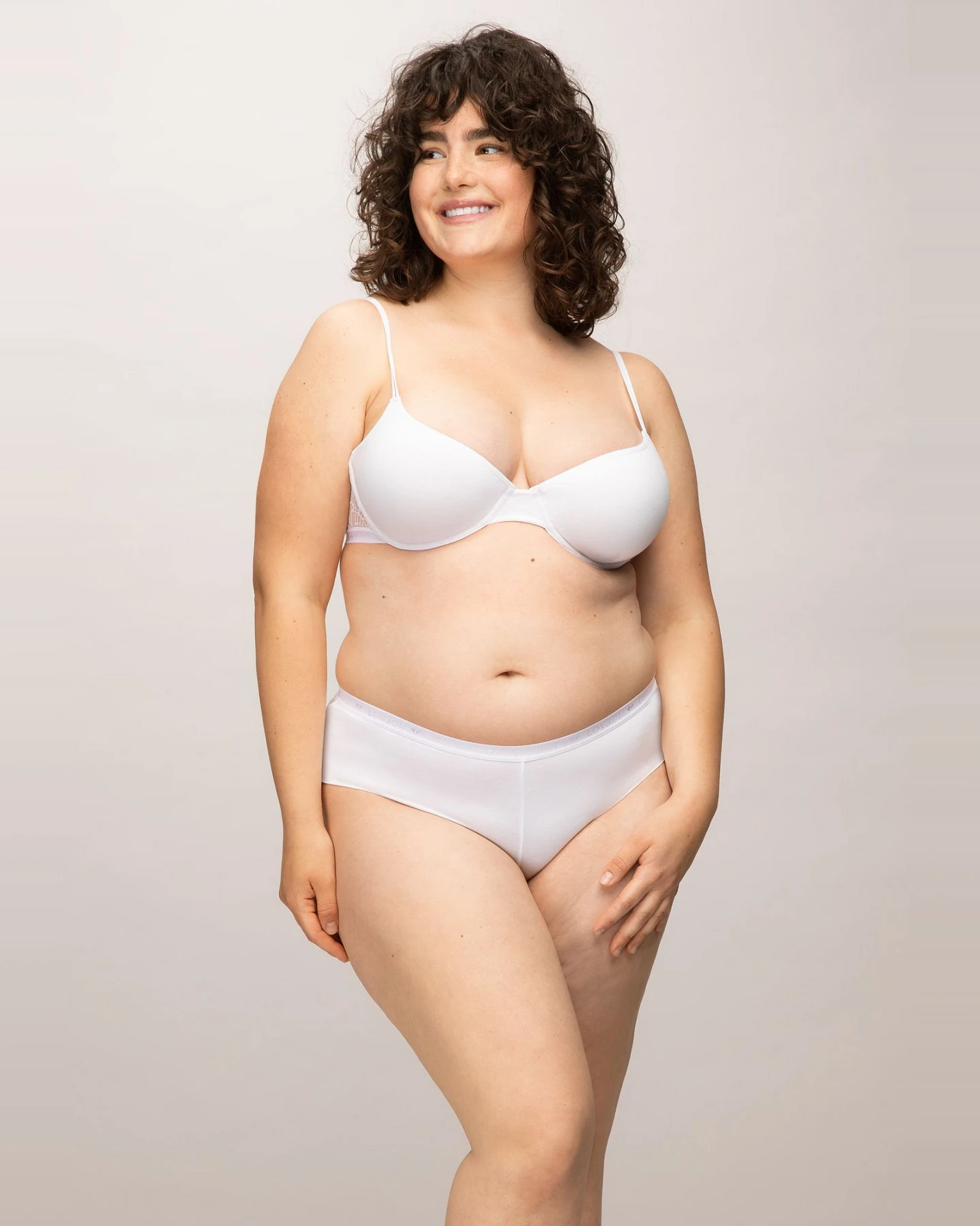 LOVJOI Damen vegan Bh Windflower White – Ansicht 2