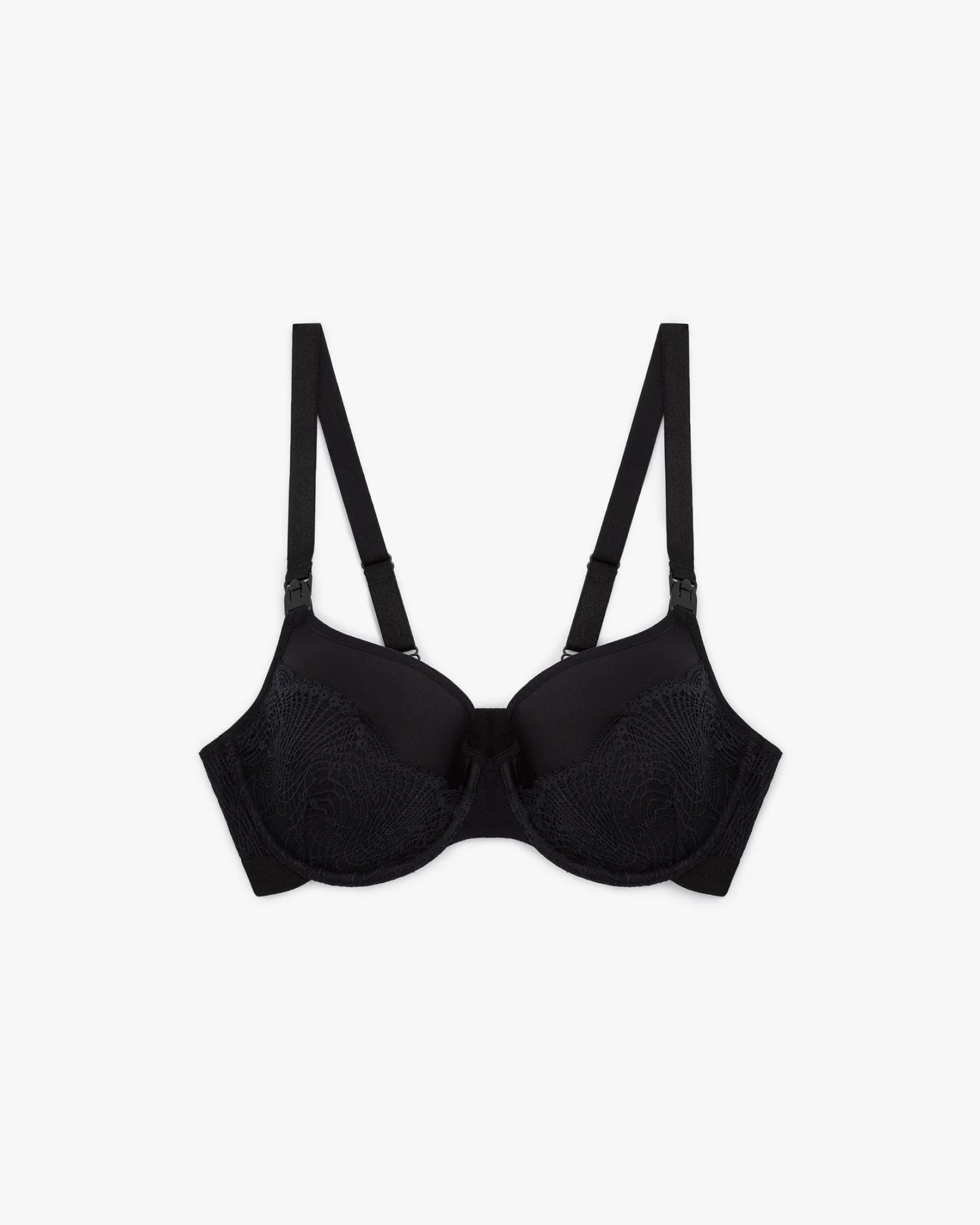 LOVJOI Damen vegan Umstands-Bh Ovina Schwarz – Ansicht 2