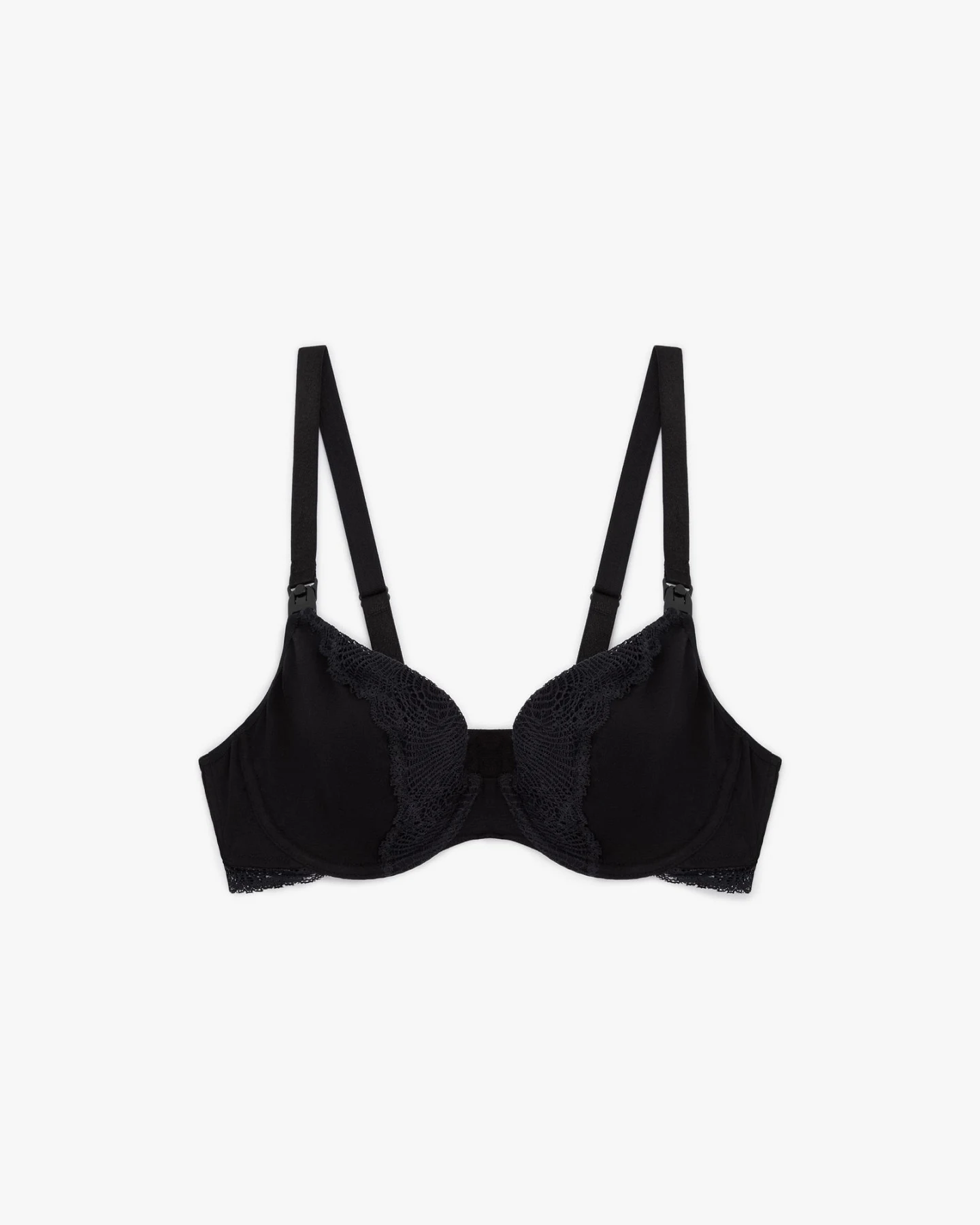 LOVJOI Damen vegan Umstands-Bh Melica Schwarz – Ansicht 2