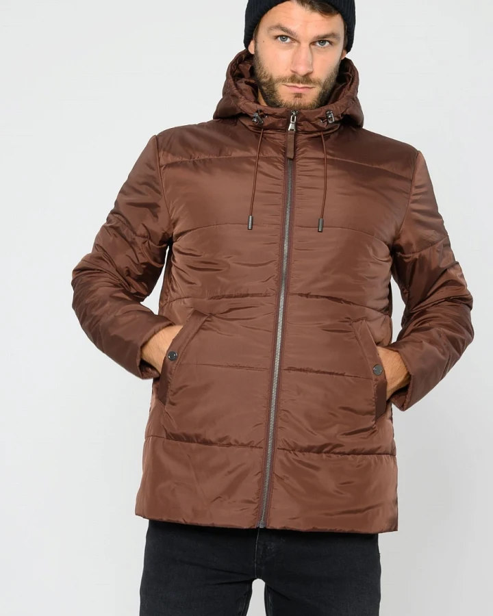 ThokkThokk Herren vegan Jacke Kapok Deep Mahogany