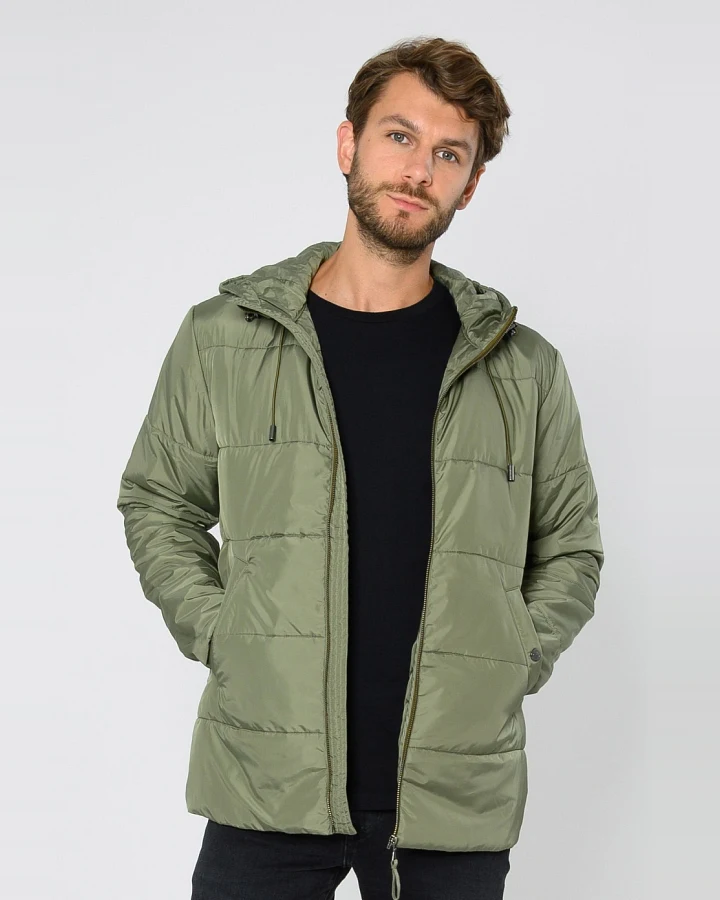 ThokkThokk Herren vegan Jacke Kapok Deep Lichen Grün