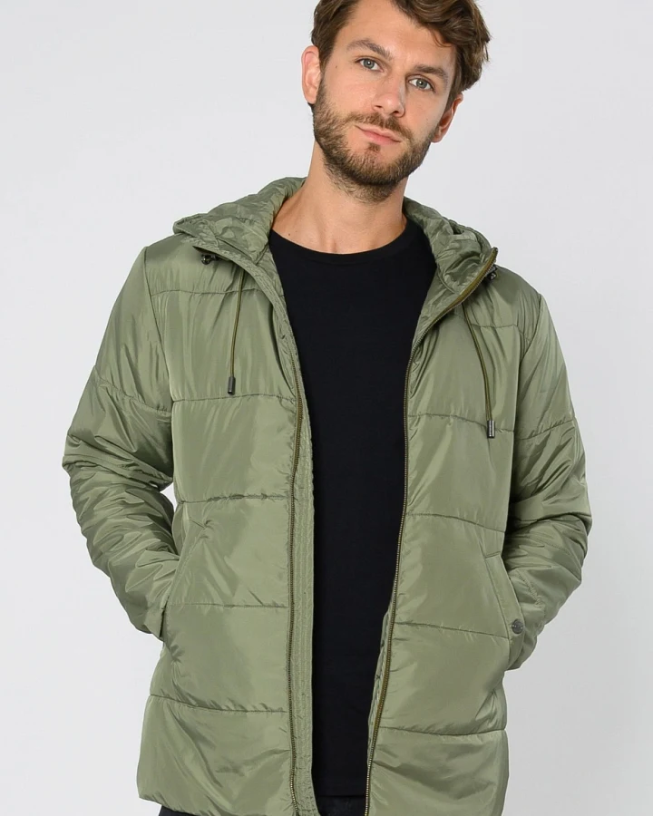 ThokkThokk Herren vegan Jacke Kapok Deep Lichen Grün