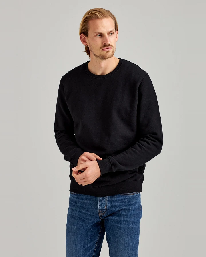 ThokkThokk Herren vegan Pullover Schwarz