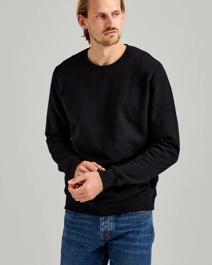 ThokkThokk Herren vegan Pullover Schwarz