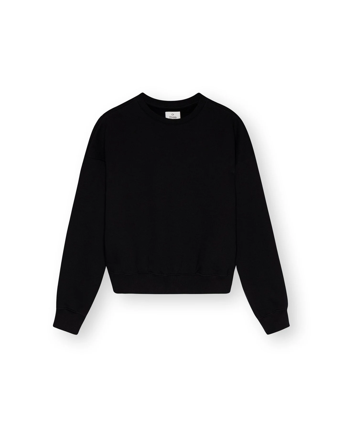 ThokkThokk Damen vegan Pullover Schwarz – Ansicht 2