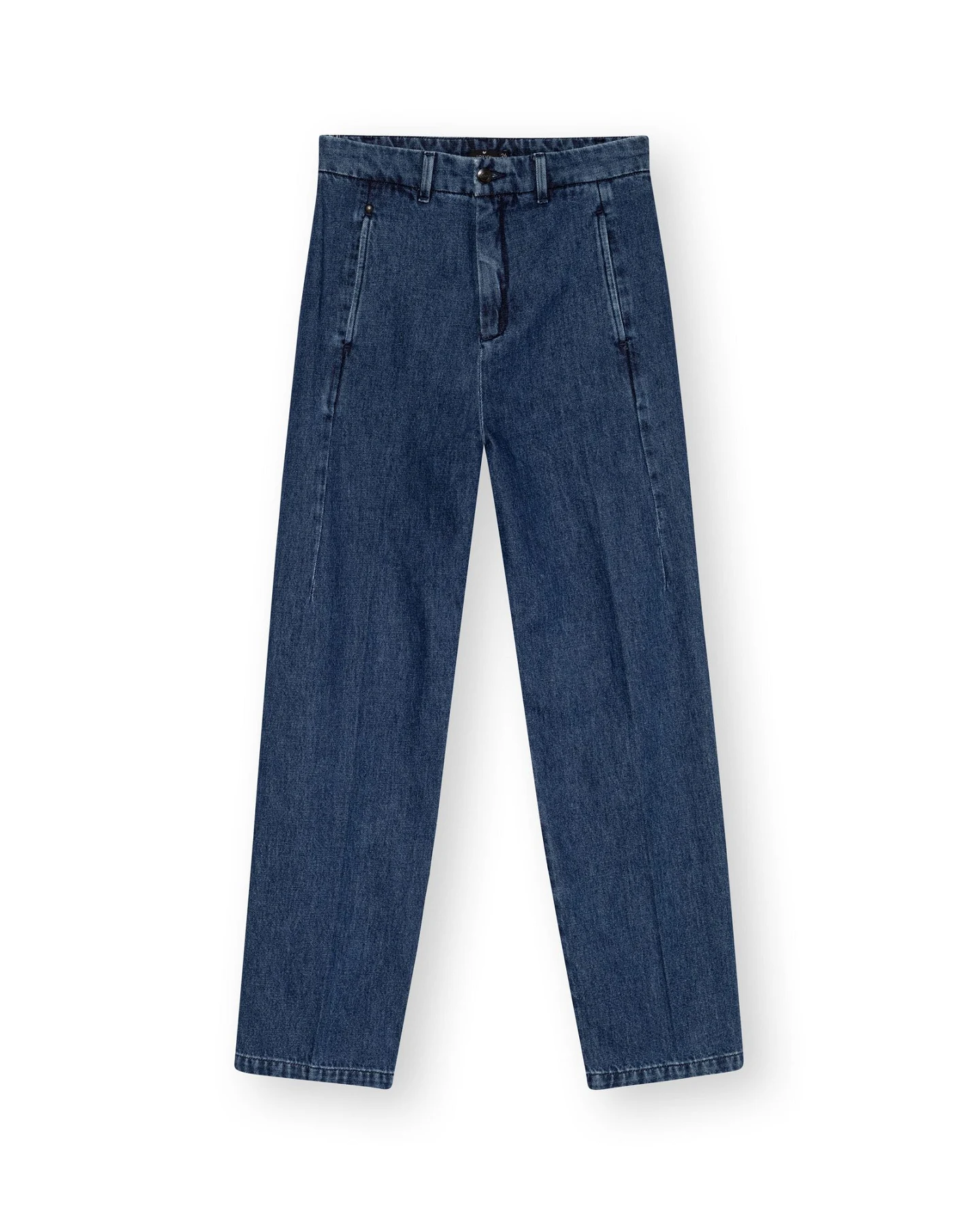 LOVJOI Damen vegan Jeans Grevie Rinsewashed – Ansicht 2