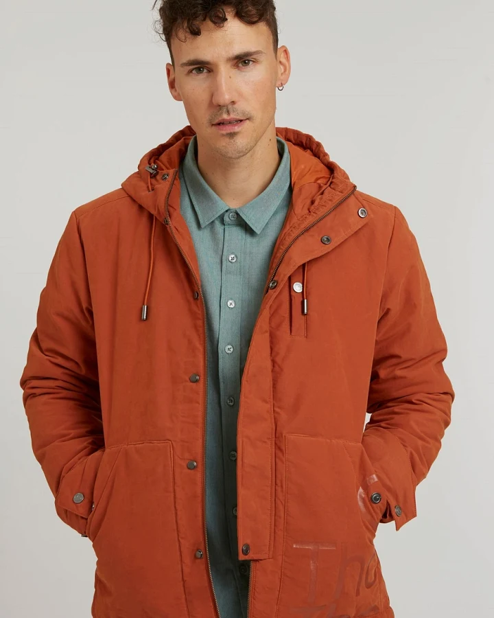 ThokkThokk Herren vegan Jacke Waxed Orange