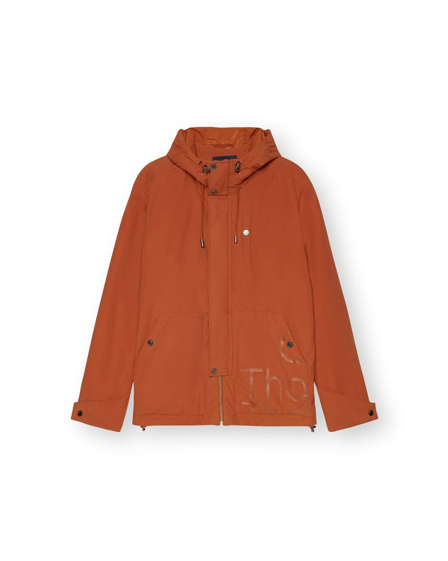 ThokkThokk Herren vegan Jacke Waxed Orange – Ansicht 2