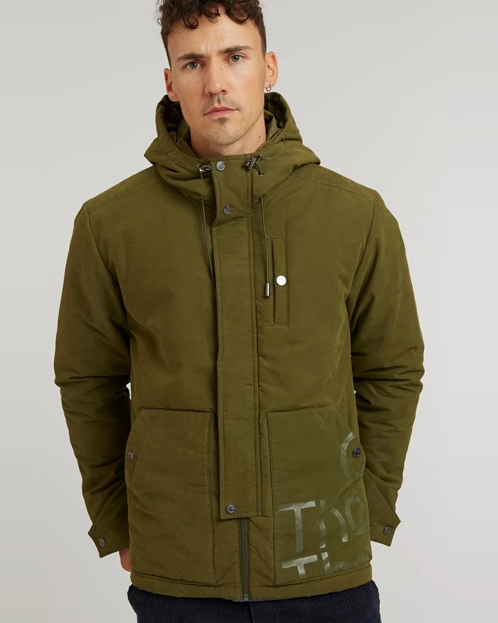 ThokkThokk Herren vegan Jacke Waxed Olive