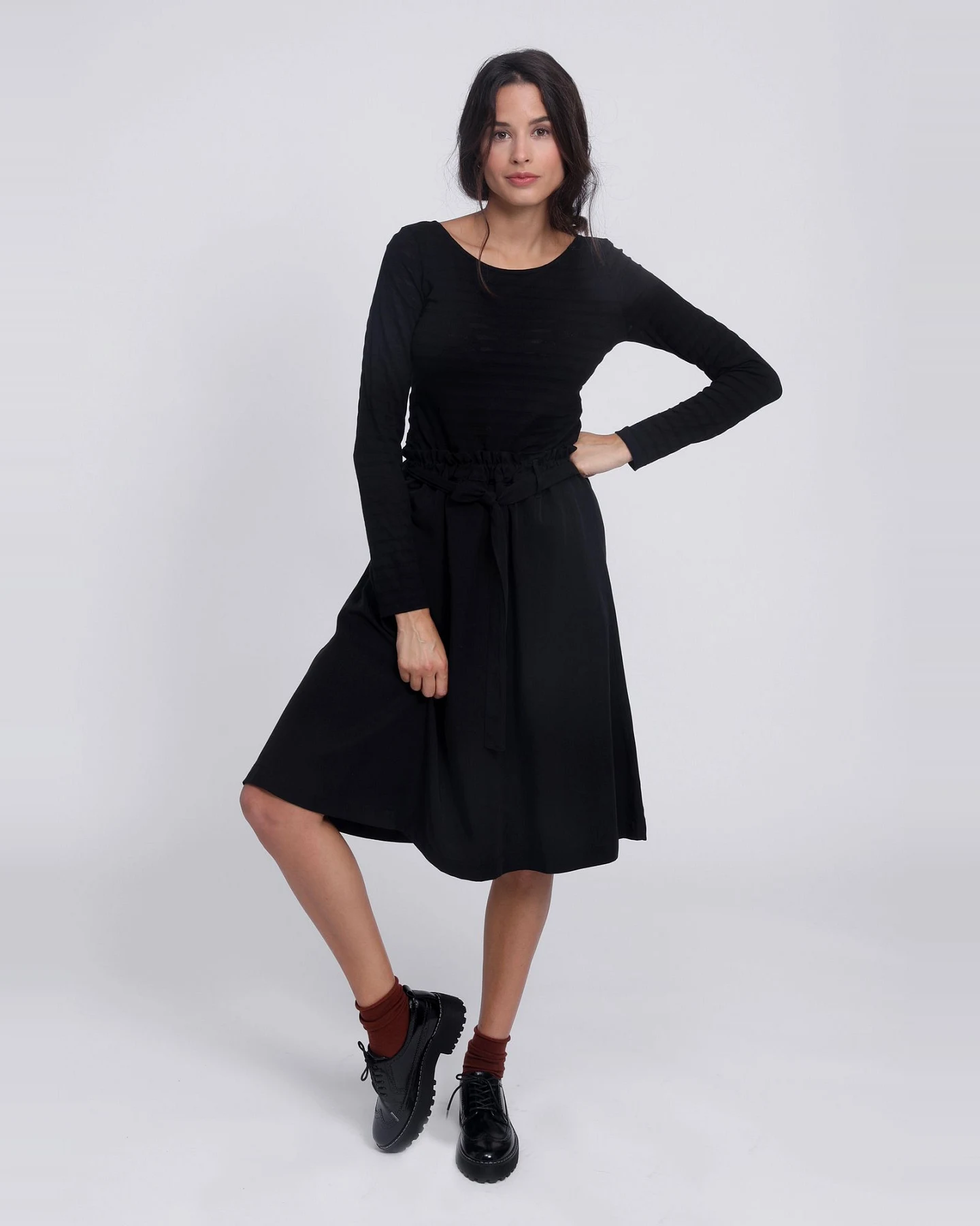 LOVJOI Damen vegan Rock Trafaria Schwarz – Ansicht 2