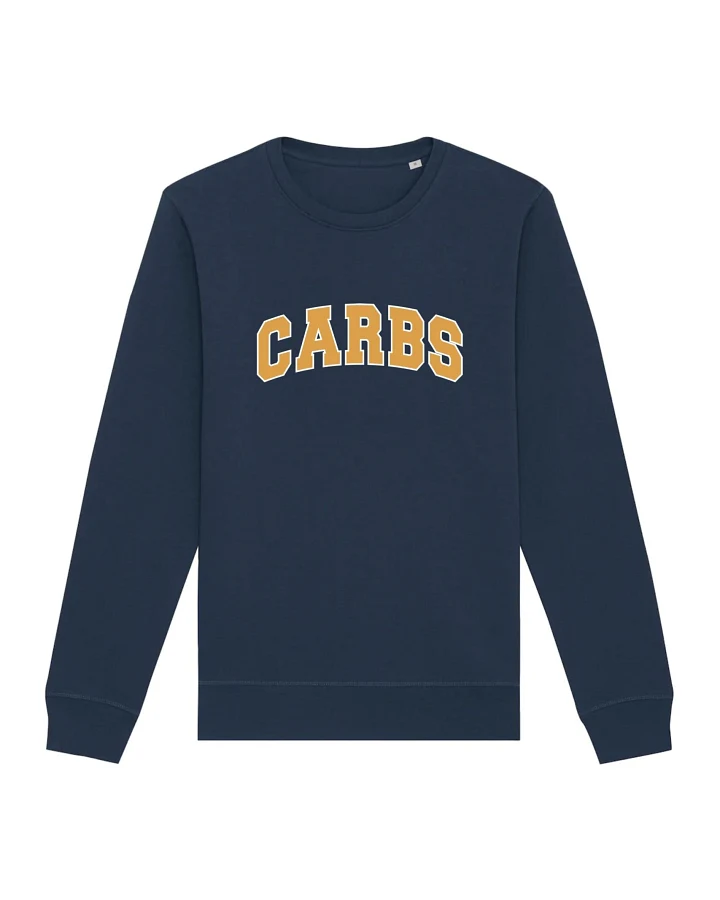 Oat Milk Club Damen vegan Sweatshirt Carbs Navy