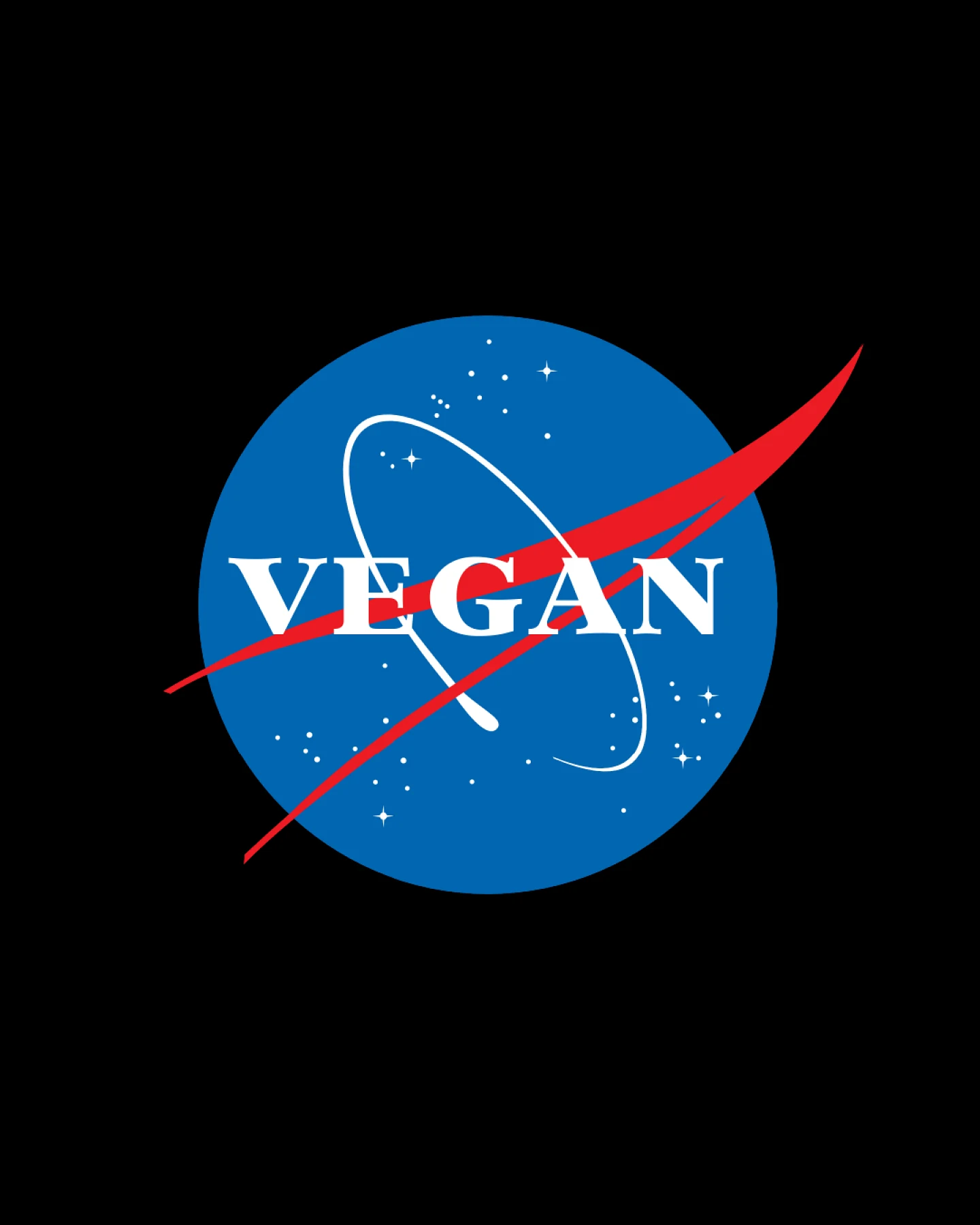 Oat Milk Club Damen vegan Sweatshirt Vegan Nasa Navy – Ansicht 2