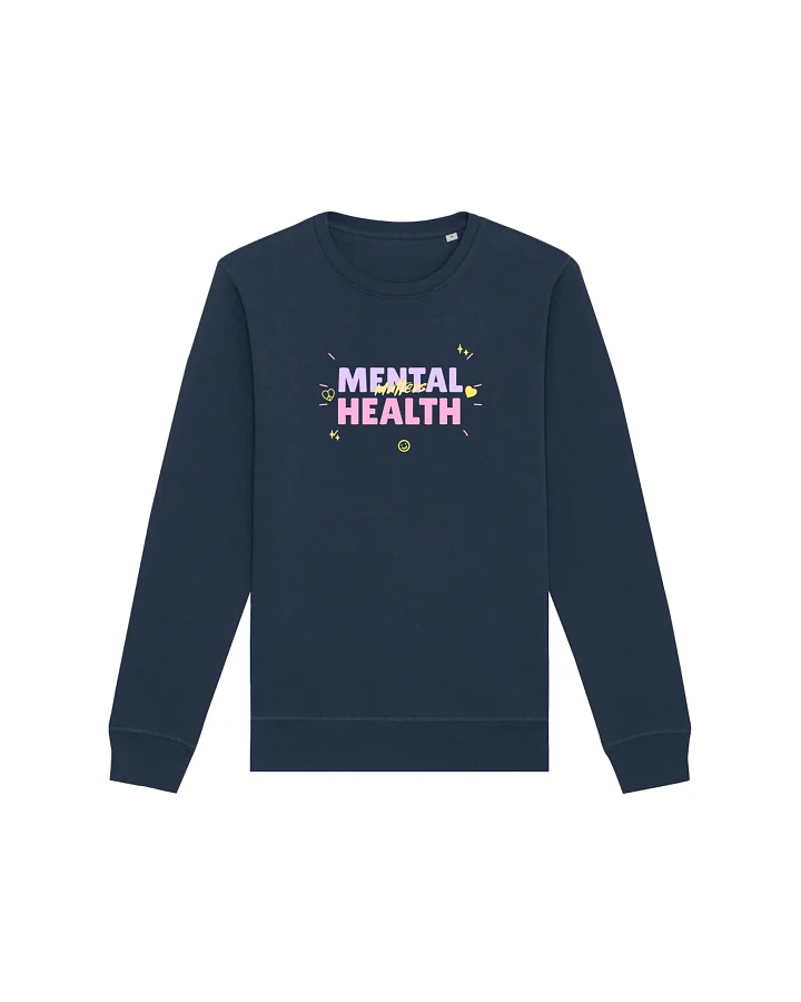 Oat Milk Club Damen vegan Sweatshirt Mental Health Matters Navy