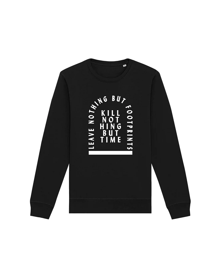 Oat Milk Club Damen vegan Sweatshirt Kill Nothing But Time Schwarz