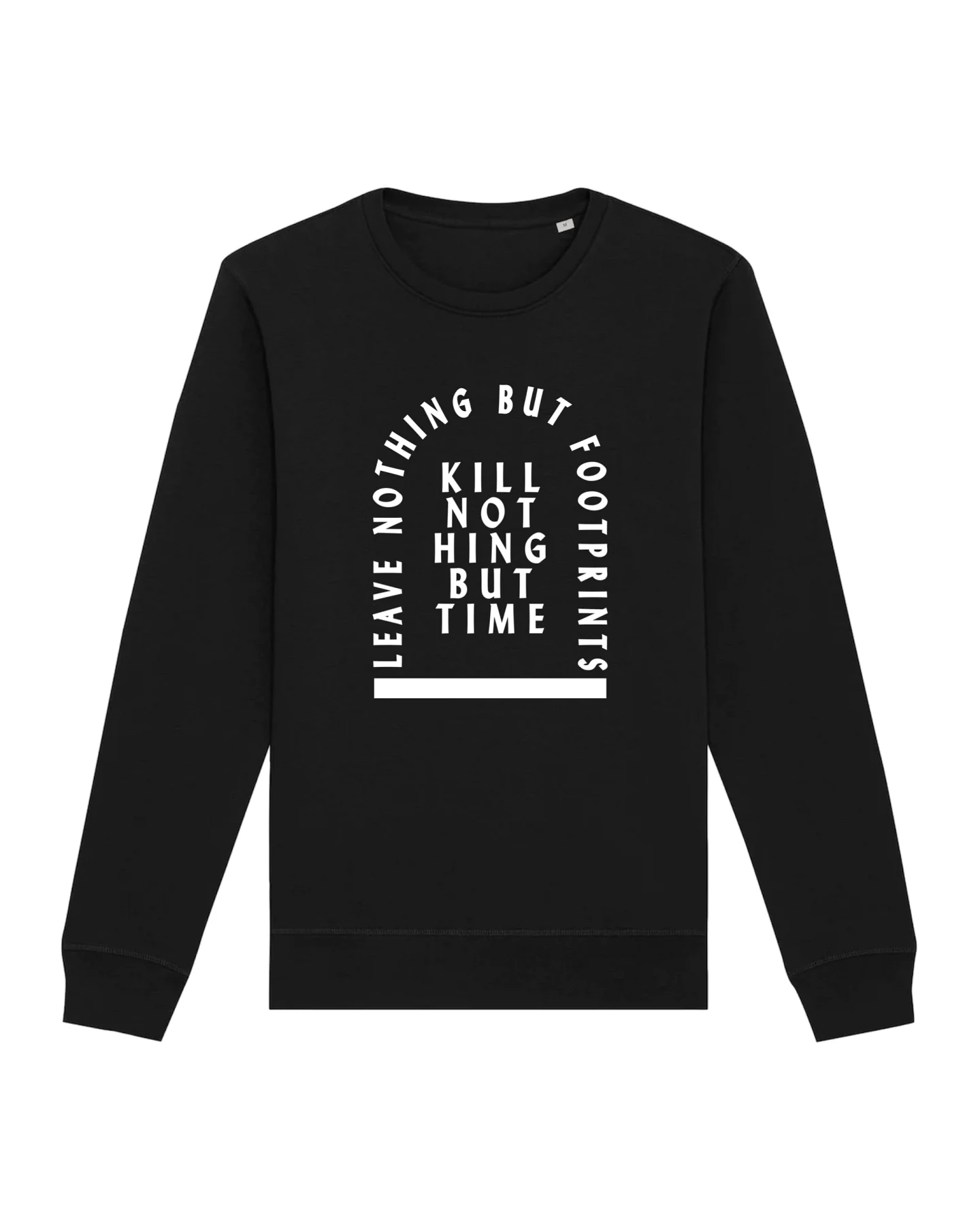 Oat Milk Club Damen vegan Sweatshirt Kill Nothing But Time Schwarz – Ansicht 2