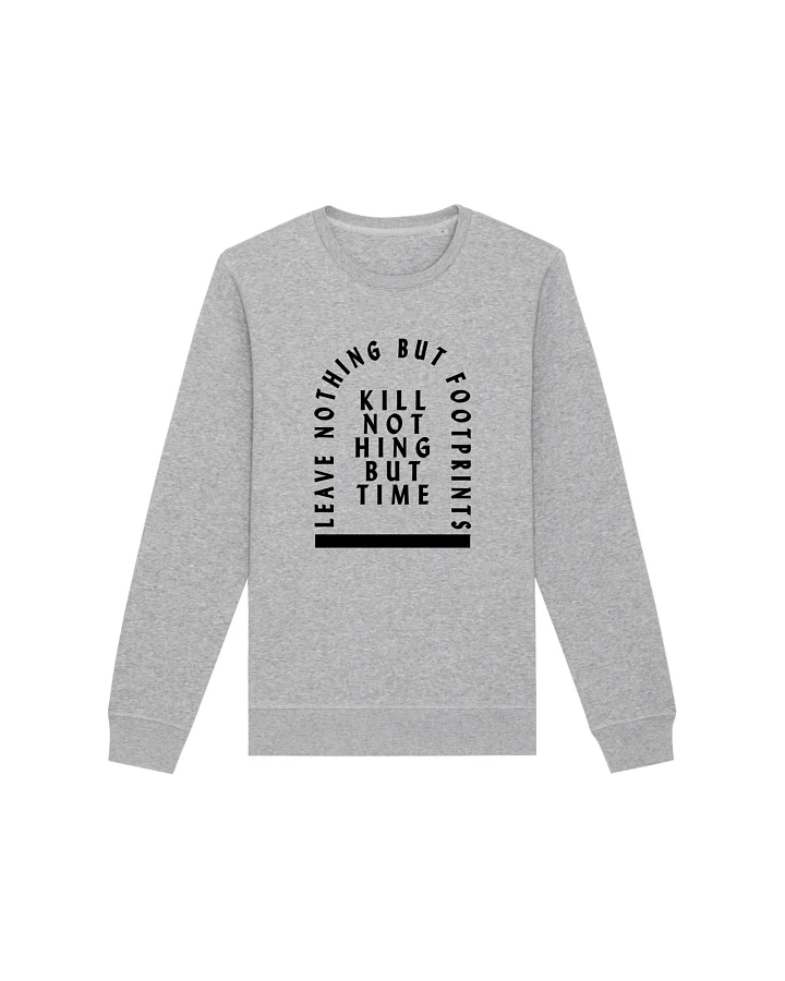 Oat Milk Club Damen vegan Sweatshirt Kill Nothing But Time Grau