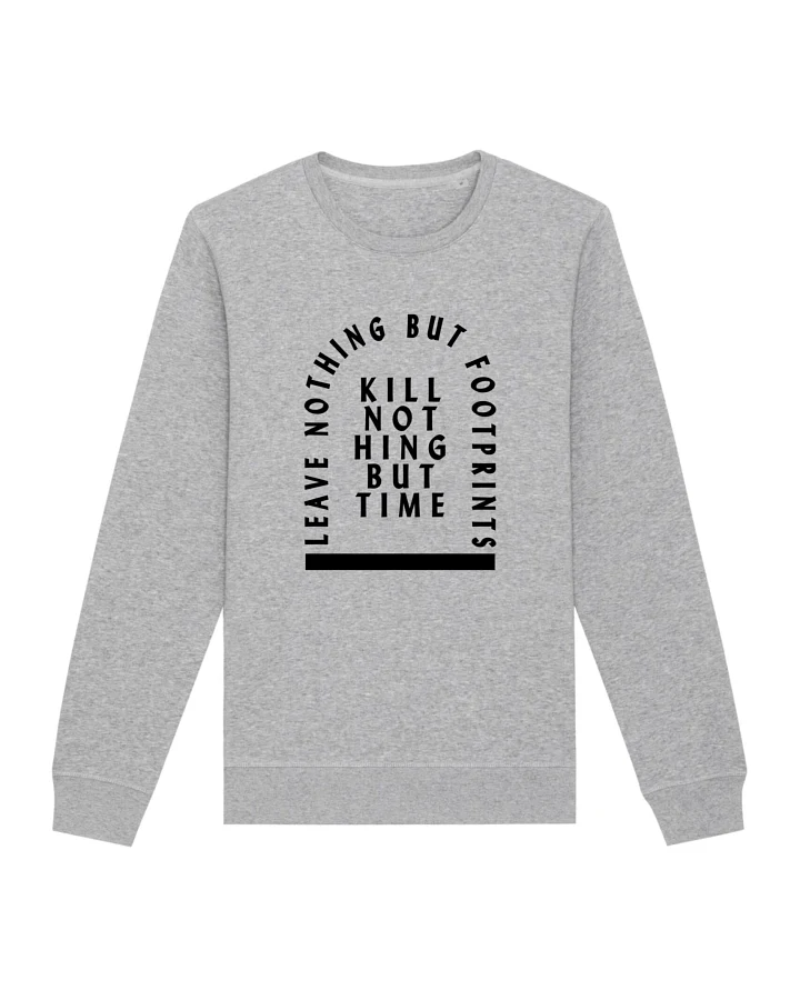 Oat Milk Club Damen vegan Sweatshirt Kill Nothing But Time Grau