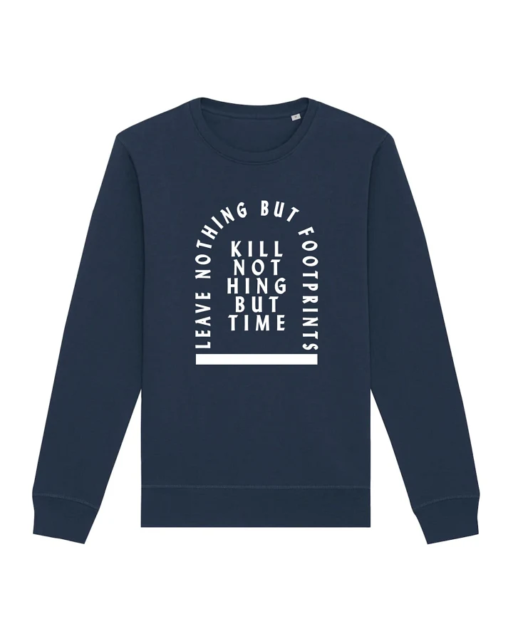 Oat Milk Club Damen vegan Sweatshirt Kill Nothing But Time Navy