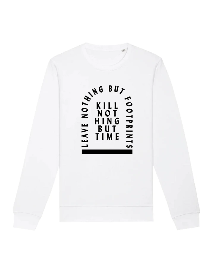 Oat Milk Club Damen vegan Sweatshirt Kill Nothing But Time Weiß