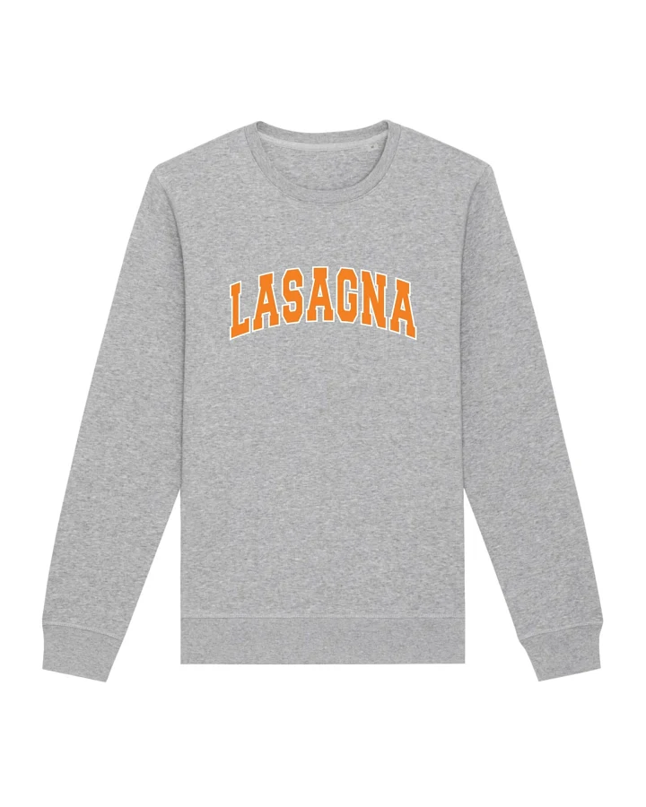 Oat Milk Club Damen vegan Sweatshirt Lasagna Grau