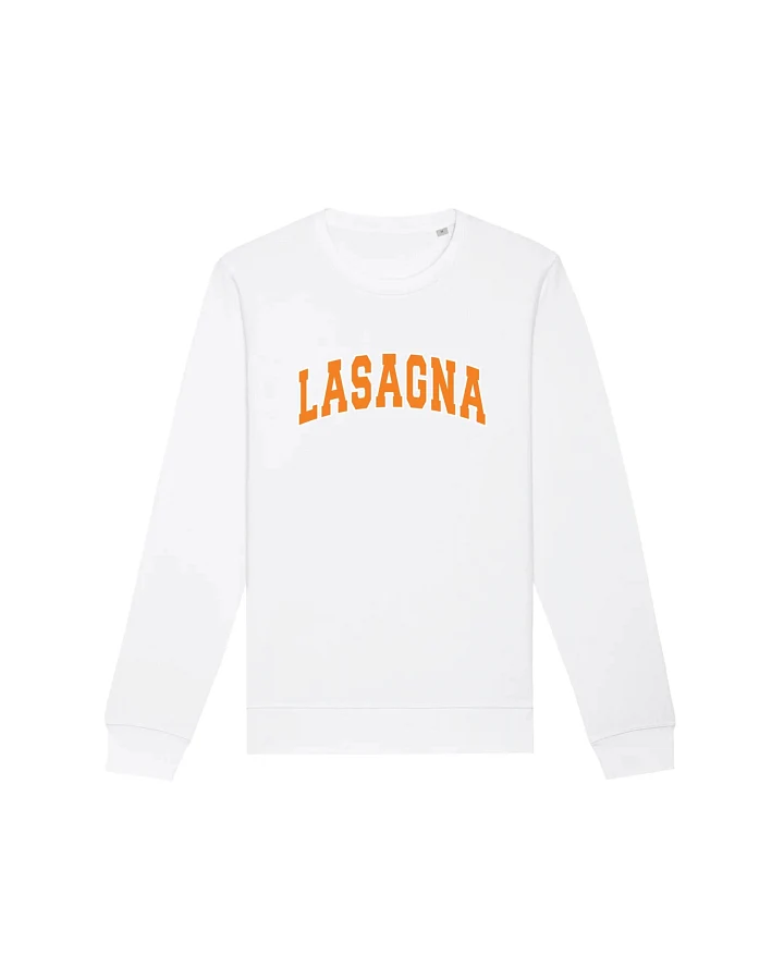Oat Milk Club Damen vegan Sweatshirt Lasagne Weiß