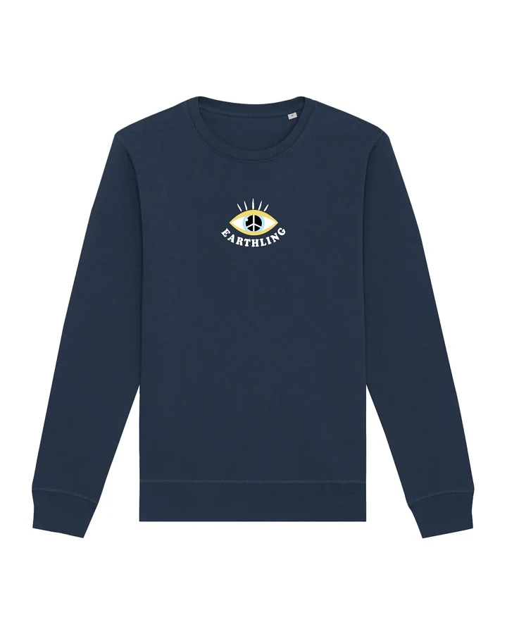 Oat Milk Club Damen vegan Sweatshirt Earthling Navy