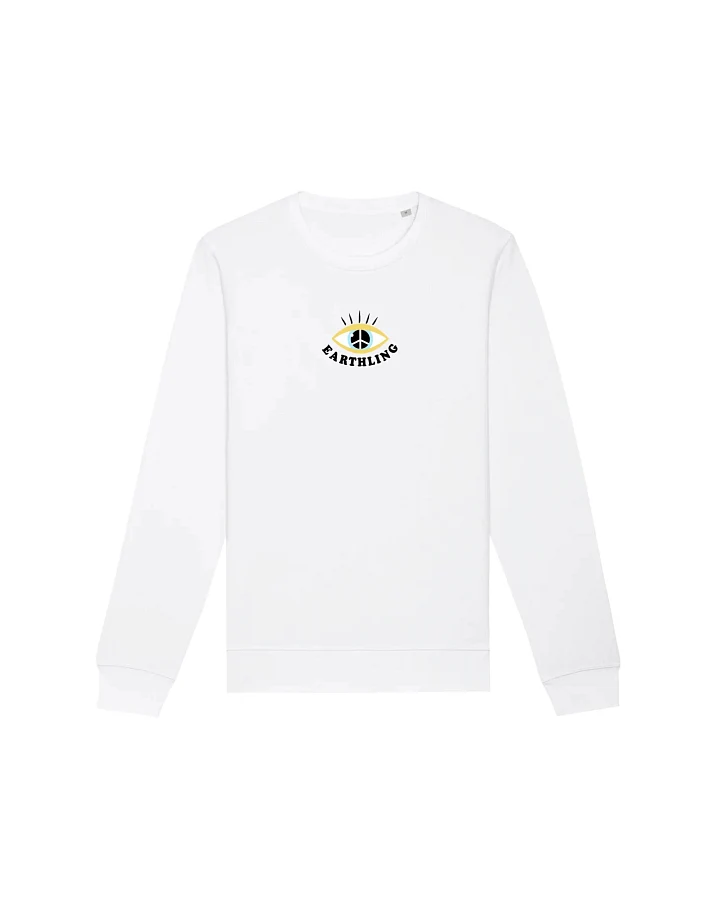 Oat Milk Club Damen vegan Sweatshirt Earthling Weiß
