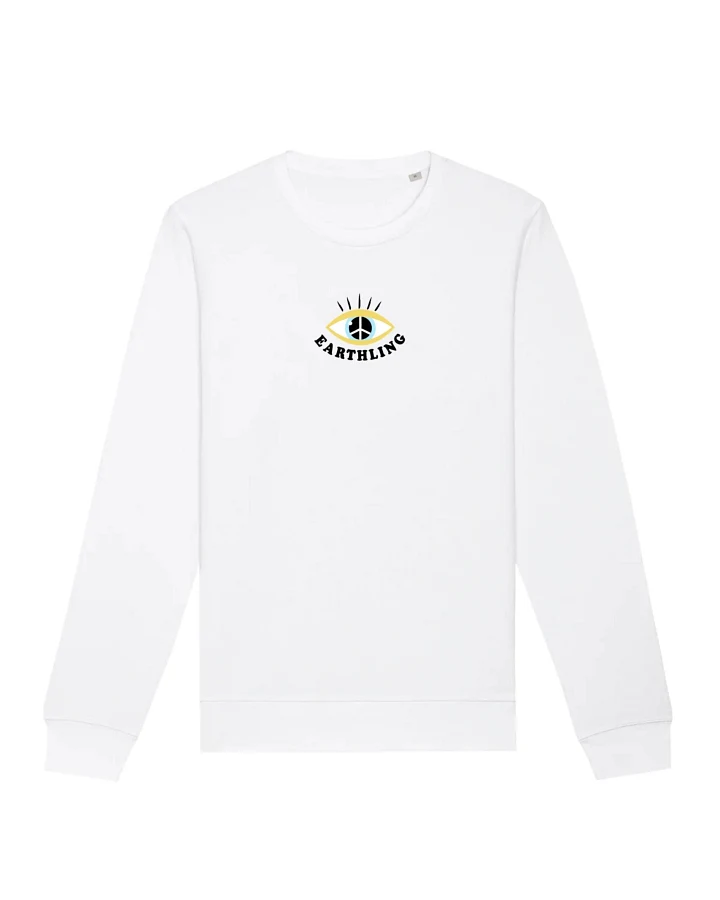 Oat Milk Club Damen vegan Sweatshirt Earthling Weiß