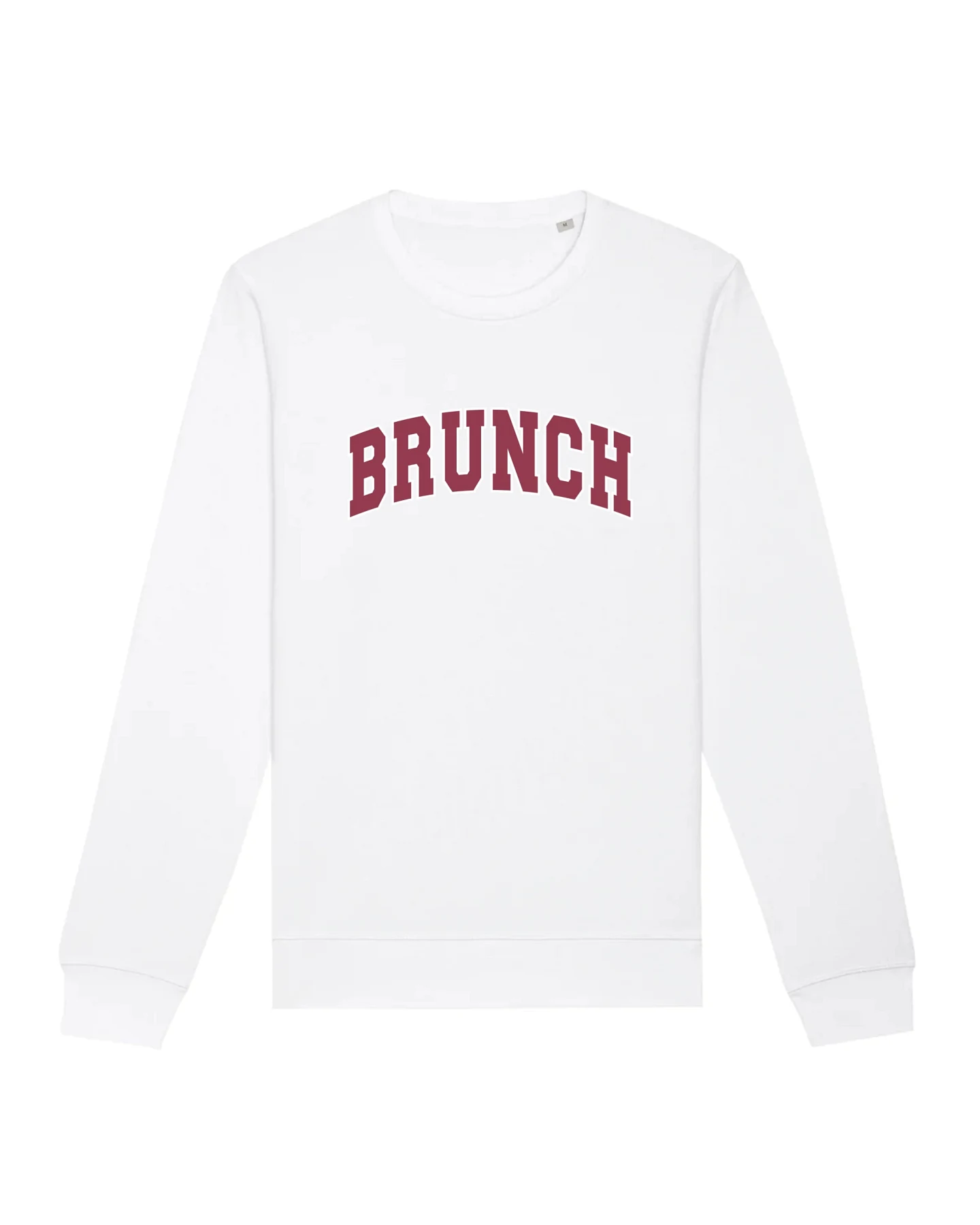 Oat Milk Club Damen vegan Sweatshirt Brunch Weiß – Ansicht 2