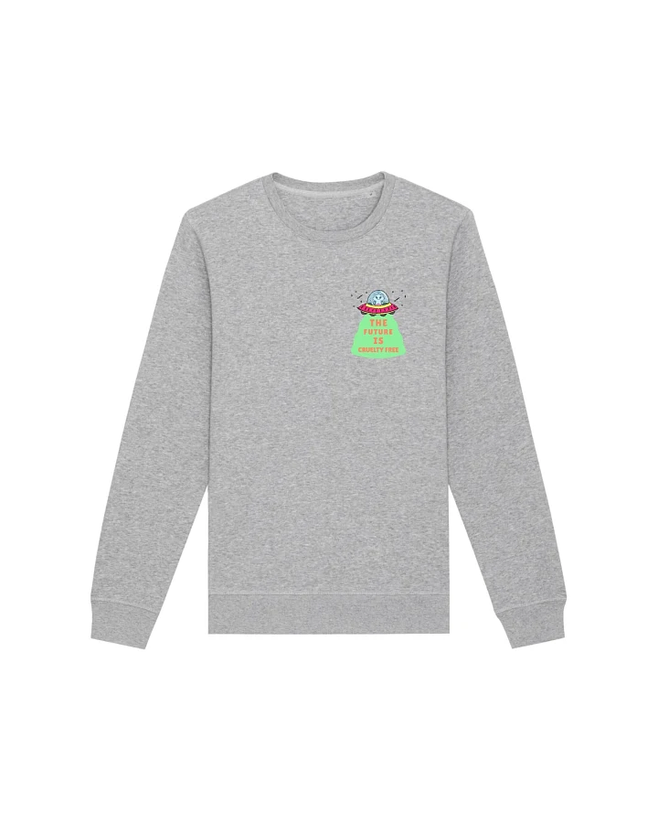 Oat Milk Club Damen vegan Sweatshirt The Future Is Cruelty Free Grau