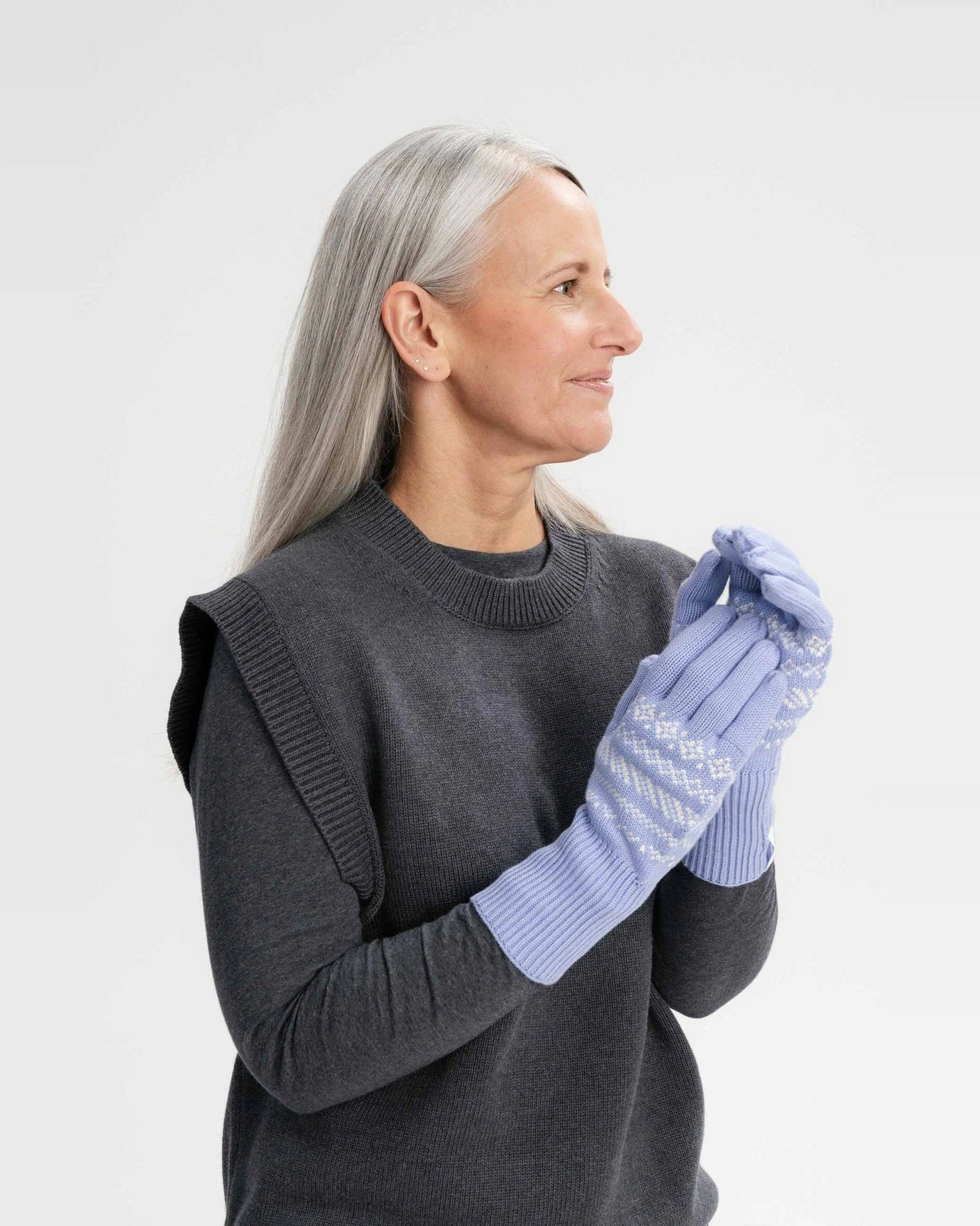 Handschuhe Rishi Gemustert – Ansicht 2