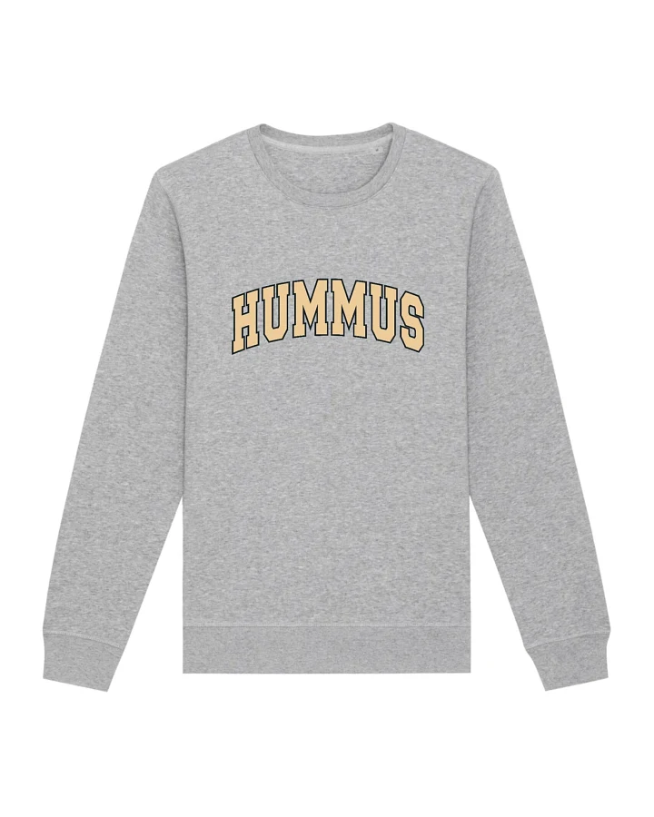 Oat Milk Club Damen vegan Sweatshirt Hummus Grau