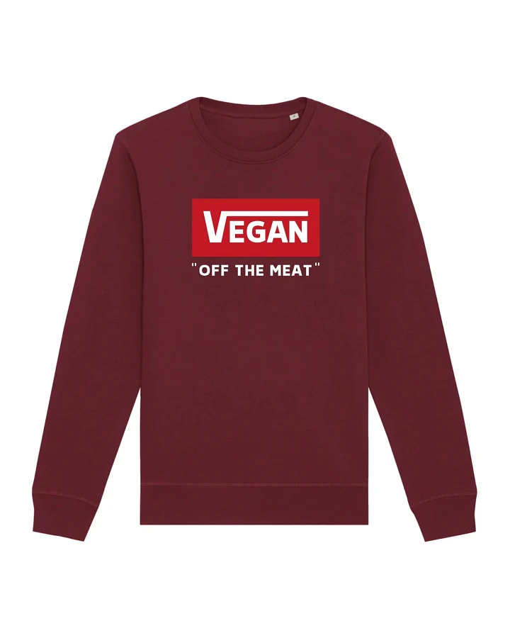 Oat Milk Club Damen vegan Sweatshirt Off The Meat Bordeaux