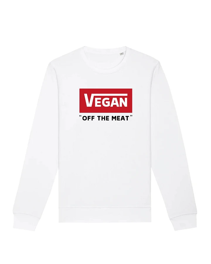 Oat Milk Club Damen vegan Sweatshirt Off The Meat Weiß