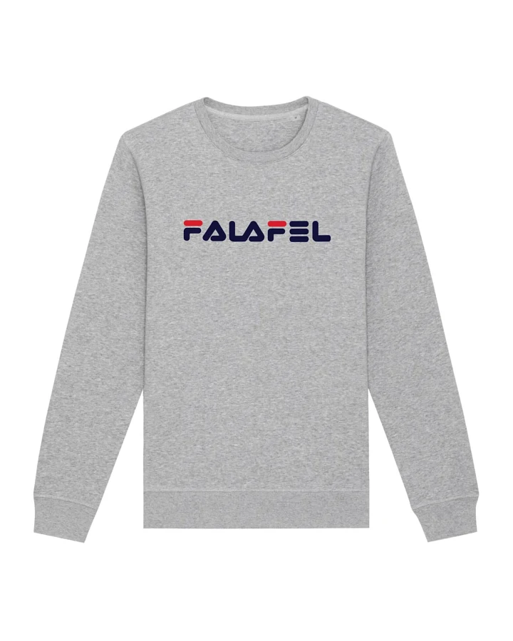 Oat Milk Club Damen vegan Sweatshirt Falafel Grau