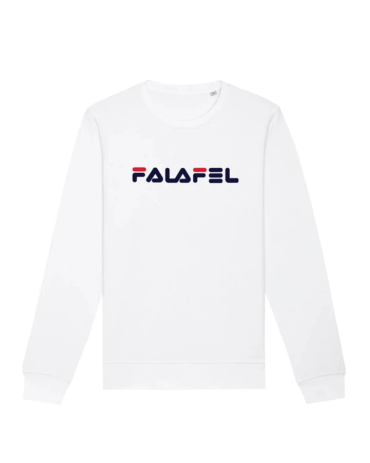 Oat Milk Club Damen vegan Sweatshirt Falafel Weiß