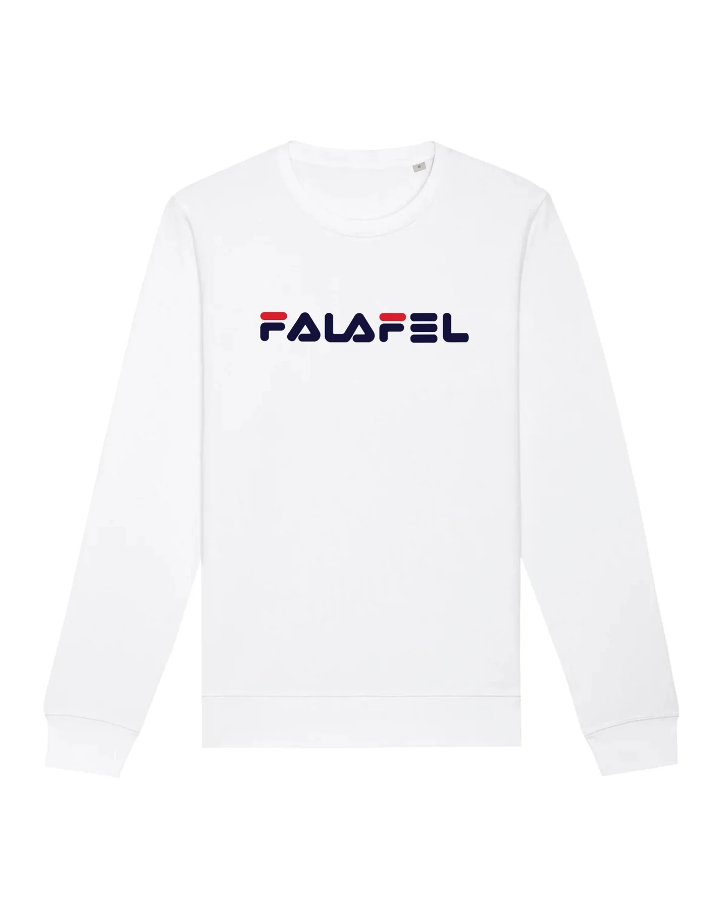 Oat Milk Club Damen vegan Sweatshirt Falafel Weiß – Ansicht 2