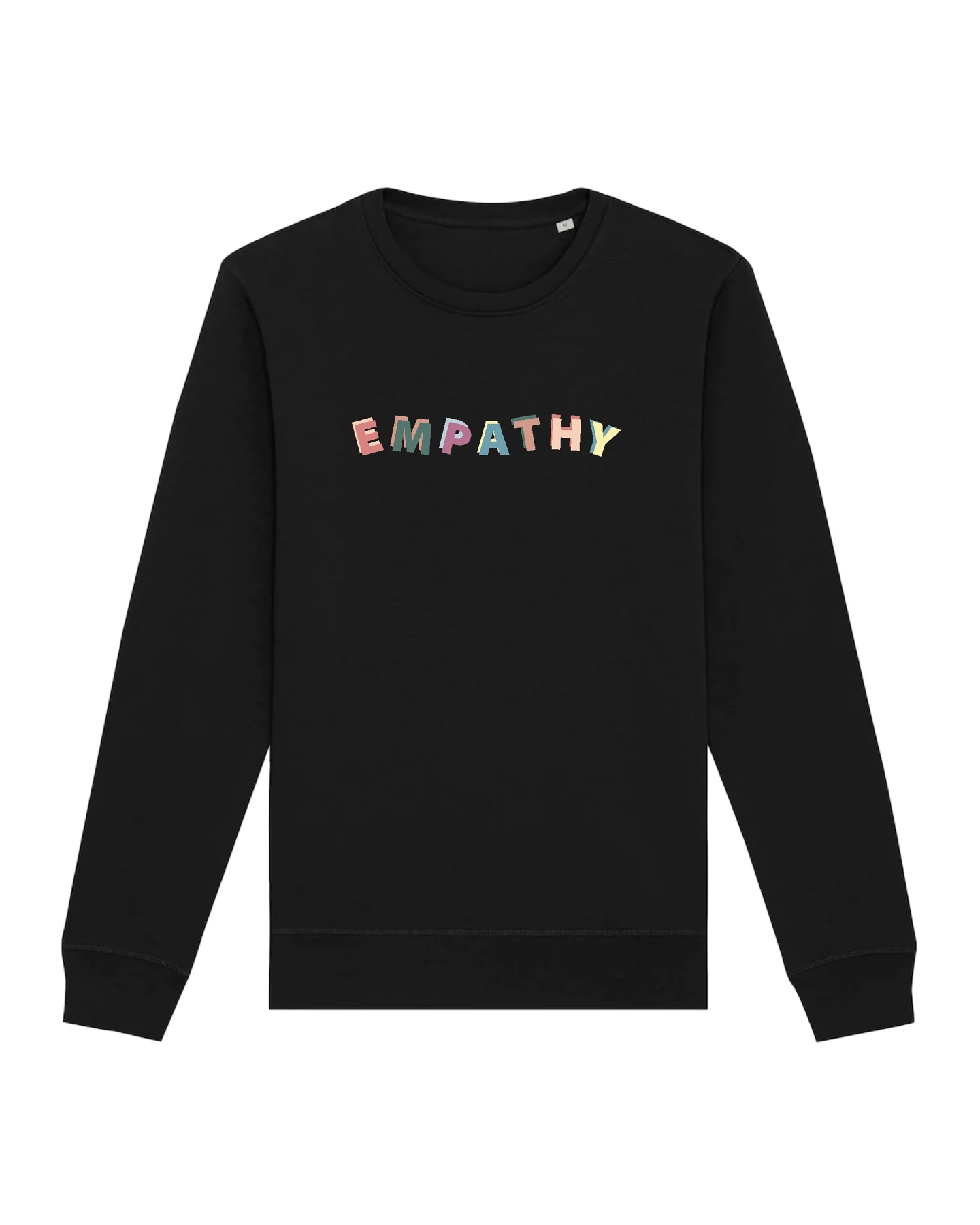 Oat Milk Club Damen vegan Sweatshirt Empathie Schwarz – Ansicht 2
