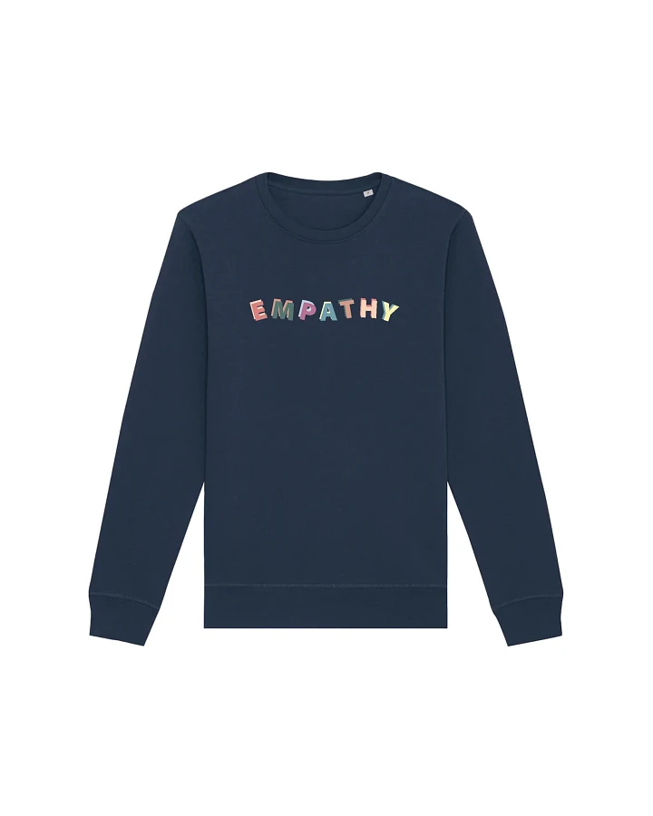 Oat Milk Club Damen vegan Sweatshirt Empathie Navy