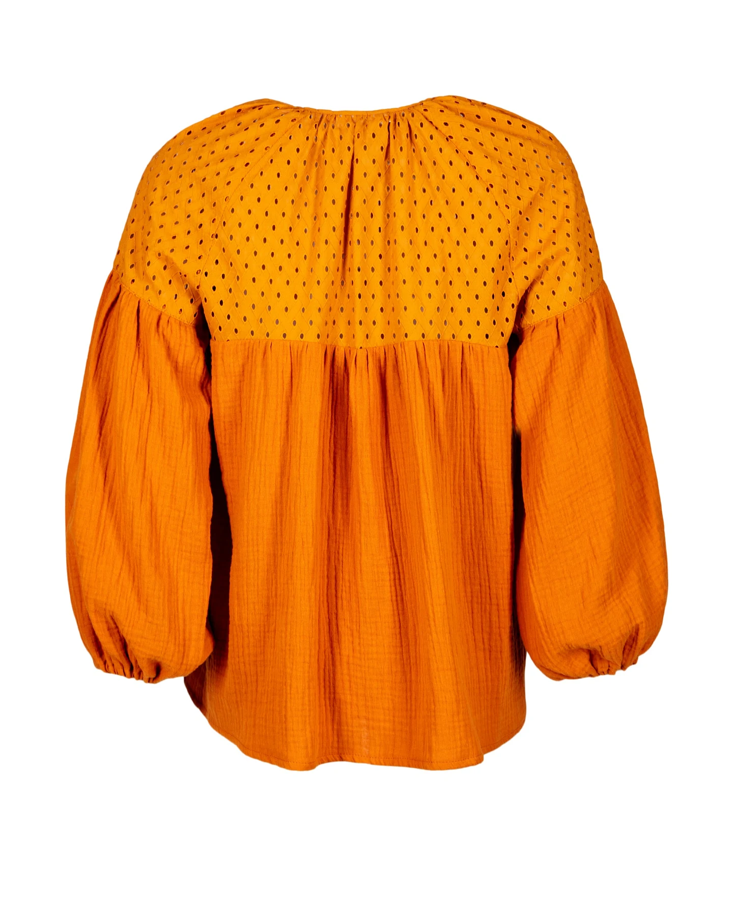 MAHLA Damen vegan Delilah Bluse Gebranntes Orange – Ansicht 2