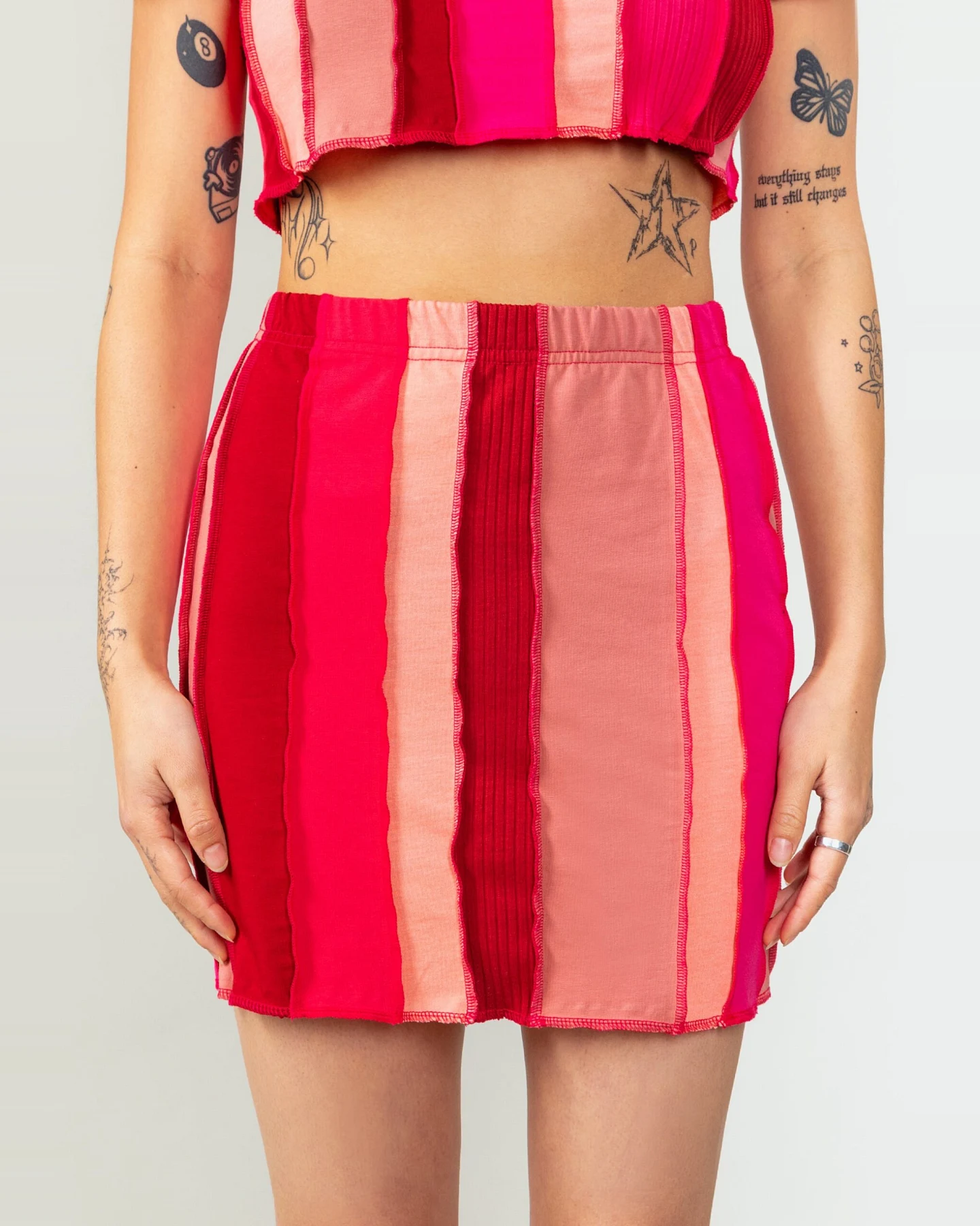 MAHLA Damen vegan Bloom Patchwork Rock – Ansicht 2