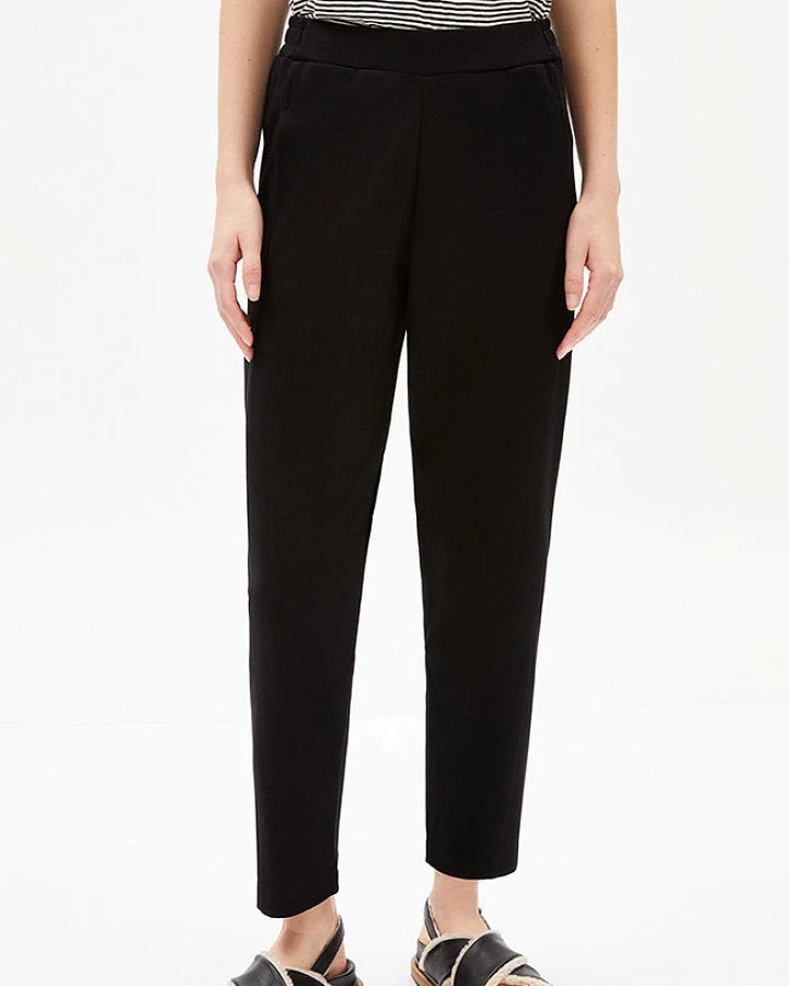 ARMEDANGELS Damen vegan Hose Magdaalena Schwarz
