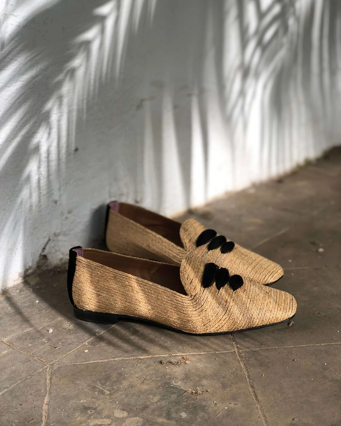 Momoc Damen vegan Loafers Casablanca Raffia – Ansicht 2