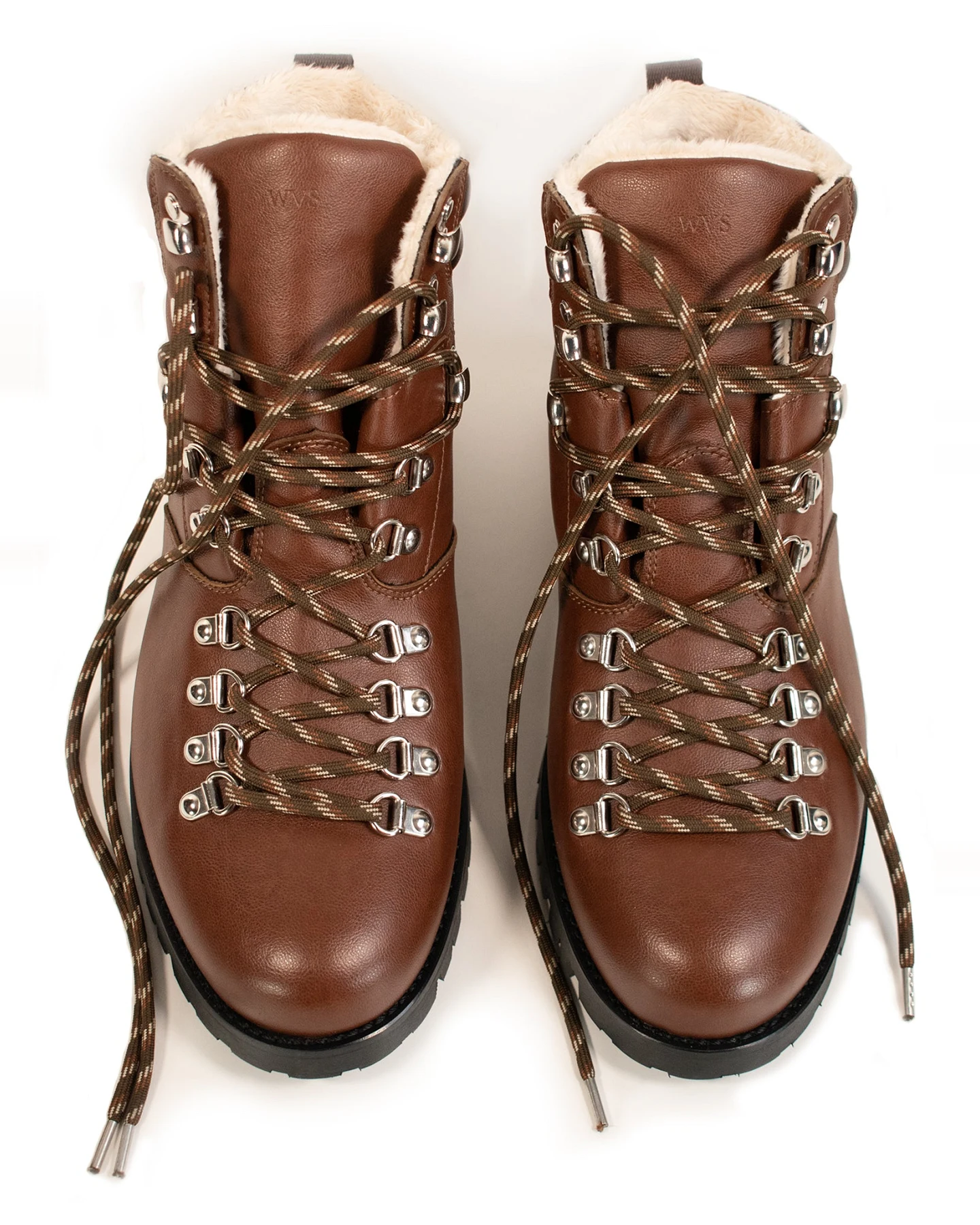 Will's Vegan Store Herren vegan Wanderstiefel Herren Wvsport Insulated Waterproof Alpine Trail Chestnut Brown – Ansicht 2