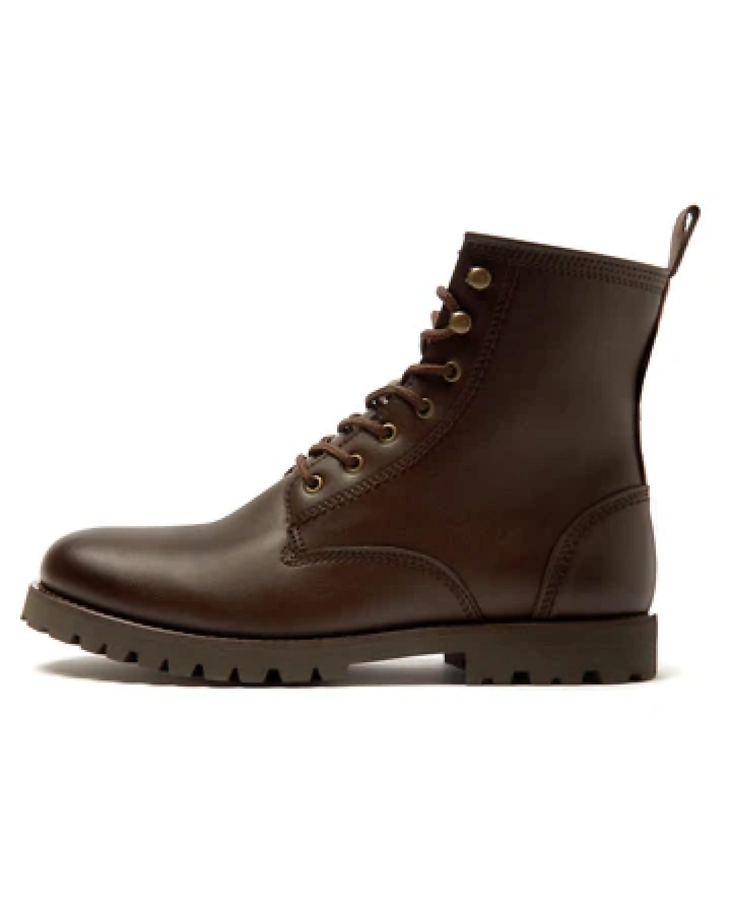 Will's Vegan Store Damen vegan Stiefel Rangers Damen Dunkelbraun – Ansicht 2