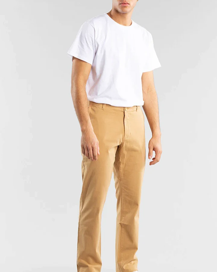 DEDICATED Herren vegan Hose Chino Sundsvall Beige