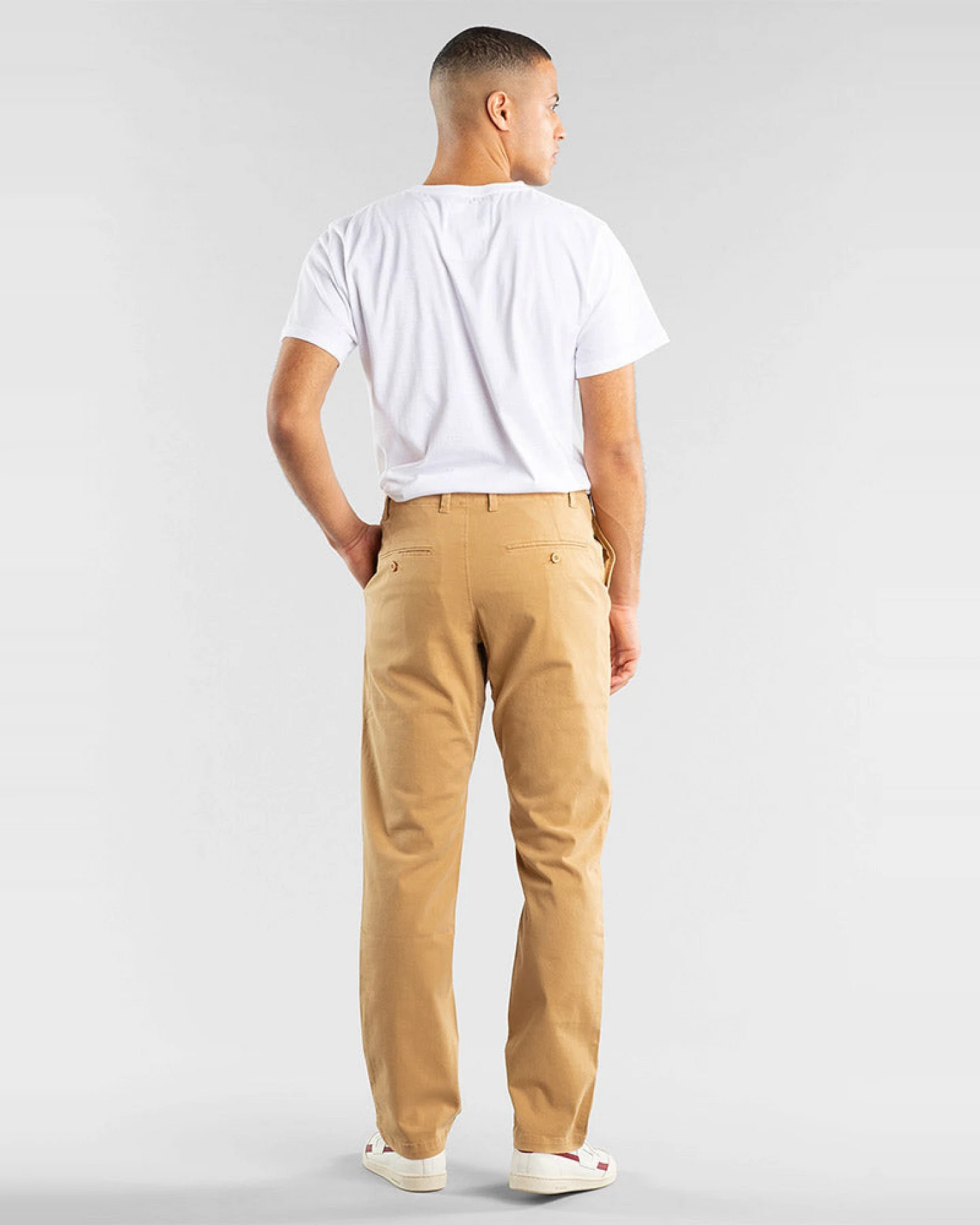 DEDICATED Herren vegan Hose Chino Sundsvall Beige – Ansicht 2